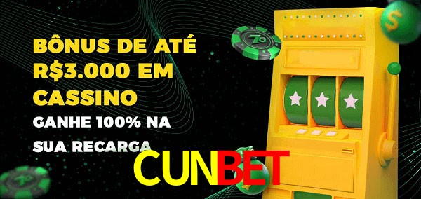 CUNBET melhor bônus de depósito